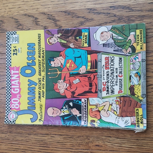DC Comics | Other | Vintage 6s 80pg Giant Jimmy Olsen No 95 Dc Comics ...